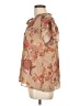 J by Joie Paisley Tan Short Sleeve Blouse Size L - photo 5