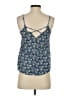 Mi ami 100% Viscose Blue Sleeveless Top Size XS - photo 2