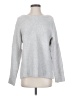 Sleeping On Snow Solid Silver Pullover Sweater Size XS - photo 1