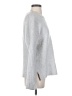 Sleeping On Snow Solid Silver Pullover Sweater Size XS - photo 4
