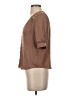 Evereve 100% Polyester Brown Short Sleeve Blouse Size XS - photo 5