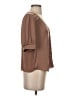 Evereve 100% Polyester Brown Short Sleeve Blouse Size XS - photo 4