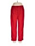 Unbranded 100% Polyester Solid Red Casual Pants Size XL - photo 1