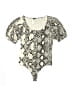 Express Ivory Short Sleeve Blouse Size S - photo 1
