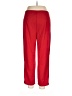 Unbranded 100% Polyester Solid Red Casual Pants Size XL - photo 2