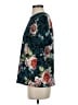 Johnny Was Floral Teal Short Sleeve Top Size S - photo 5