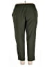SOHO Apparel Ltd 100% Polyester Solid Green Casual Pants Size 2X - photo 2