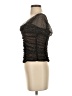 Self-Portrait Black Short Sleeve Top Size 6 - photo 5