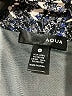 Aqua 100% Polyester Print Blue Casual Dress Size M - photo 7