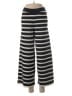 Zara 100% Polyester Stripes Black Casual Pants Size S - photo 1