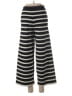 Zara 100% Polyester Stripes Black Casual Pants Size S - photo 2