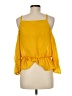 Love J 100% Polyester Yellow Sleeveless Blouse Size M - photo 2