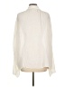 Pleats Collection Ivory Long Sleeve Blouse Size L - photo 2