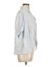 Theory Blue Short Sleeve Blouse Size L - photo 4