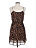 Audrey 3+1 100% Polyester Animal Print Brown Casual Dress Size S - photo 2