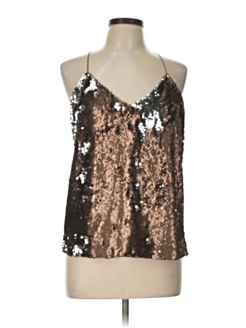 Lavender Brown Sleeveless Blouse (view 1)
