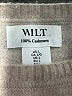 Wilt 100% Cashmere Tan Cashmere Pullover Sweater Size L - photo 7