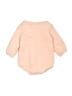 Carter's 100% Cotton Tan Long Sleeve Onesie 6-9 MO / 9 MO - photo 2