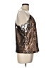 Lavender Brown 100% Polyester Brown Sleeveless Blouse Size L - photo 4