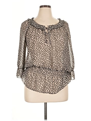 Apostrophe 3/4 Sleeve Blouse (view 1)