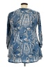 Cocomo Blue Long Sleeve Blouse Size 3X (estimated) - photo 2