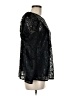 Express 100% Polyester Black Long Sleeve Blouse Size M - photo 4