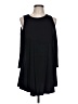 Cloud Chaser Solid Black Casual Dress Size L - photo 1