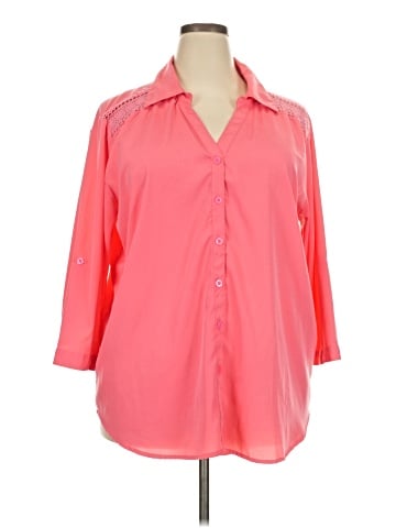 Gunit Fashions 3/4 Sleeve Button-Down Shirt (view 1)