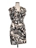Focus 2000 Animal Print Tan Cocktail Dress Size XL - photo 1
