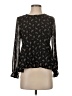 Paper Crane Black Long Sleeve Blouse Size XS - photo 1