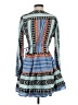 Devotion Print Blue Casual Dress Size S - photo 2