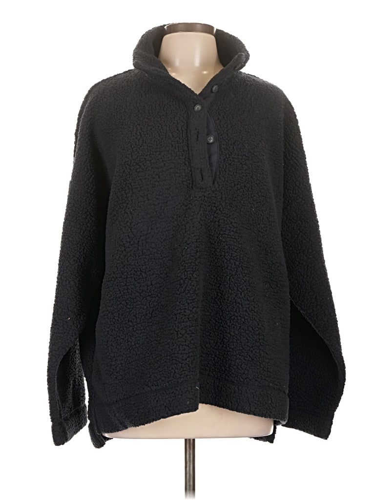 Pre-owned Aerie Pullover Sweater In Black