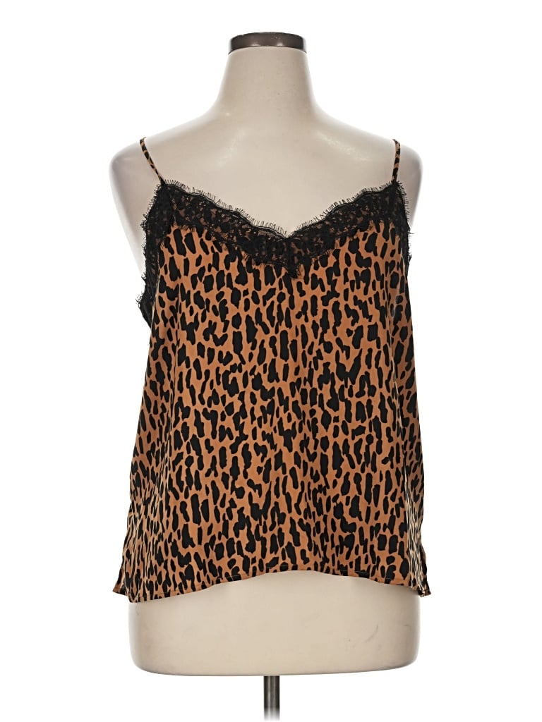 Pre-owned Bp. Sleeveless Top Brown Sweetheart Neckline Tops