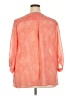 Apt. 9 100% Polyester Orange 3/4 Sleeve Blouse Size 2X - photo 2