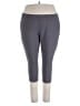 Just My Size Solid Gray Active Pants Size 3X - photo 1