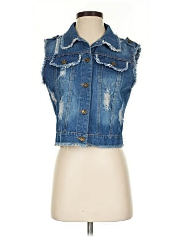 Unbranded Denim Vest (view 1)