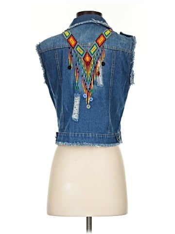 Unbranded Denim Vest (view 2)