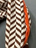 Unbranded Chevron-herringbone Brown Turtleneck Sweater Size M (estimated) - photo 7