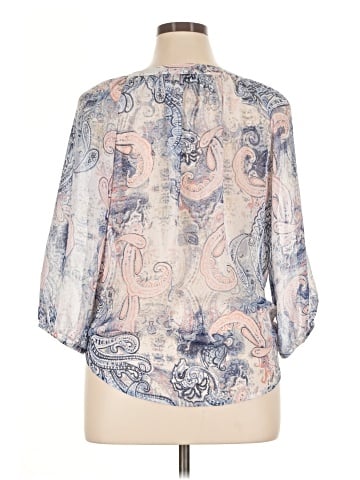 AB Studio 3/4 Sleeve Blouse (view 2)