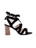 Very Volatile 100% Leather Black Sandals Size 7 - photo 1