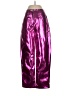AMYLYNN Metallic Purple Casual Pants Size XS - photo 1