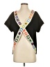 Shein Black Short Sleeve Top Size 4 - photo 1