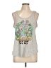 Wound Up Gray Tank Top Size XL - photo 1