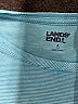 Lands' End Color Block Teal Active T-Shirt Size S - photo 7