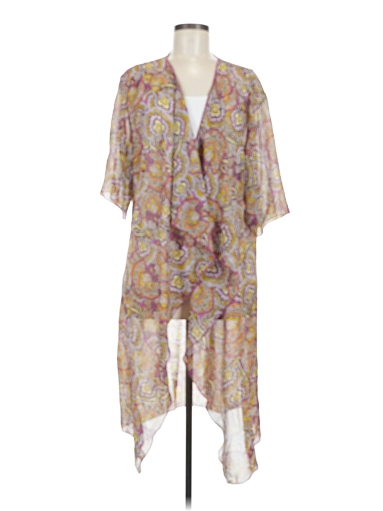 Pre-owned Lularoe Kimono In Purple