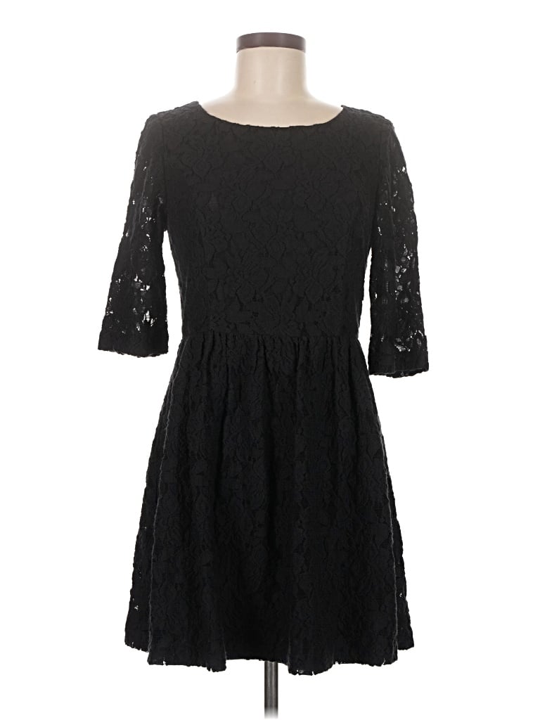 Pre-owned Kensie Casual Dress In Black