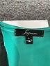 Soprano Solid Teal Cocktail Dress Size L - photo 7