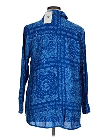 Cato 3/4 Sleeve Button-Down Shirt (view 2)