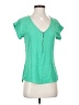 My Michelle 100% Polyester Green Short Sleeve Top Size XS - photo 1