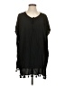 DKNY 100% Viscose Black 3/4 Sleeve Blouse Size Sm - Med - photo 1